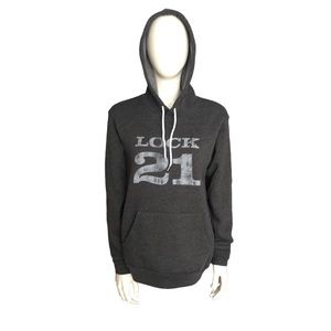 LOCK 21 Fleece Hoodie W Kangaroo Pockets